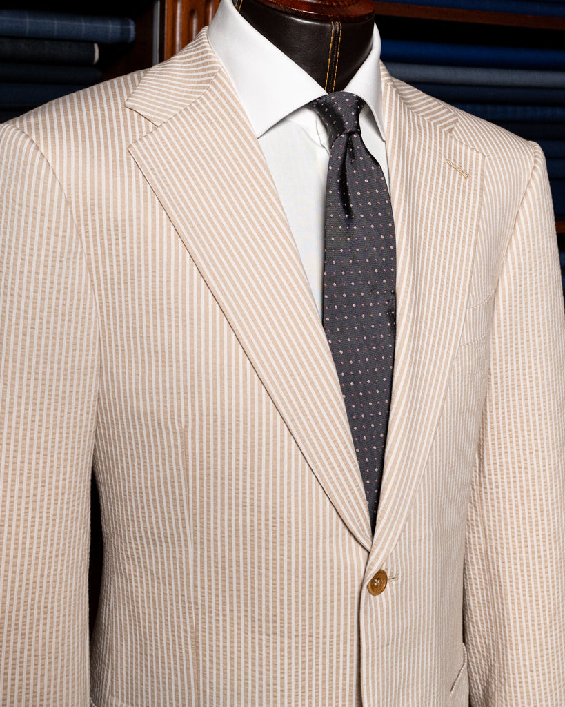 Giacca Giotto Seersucker Khaki