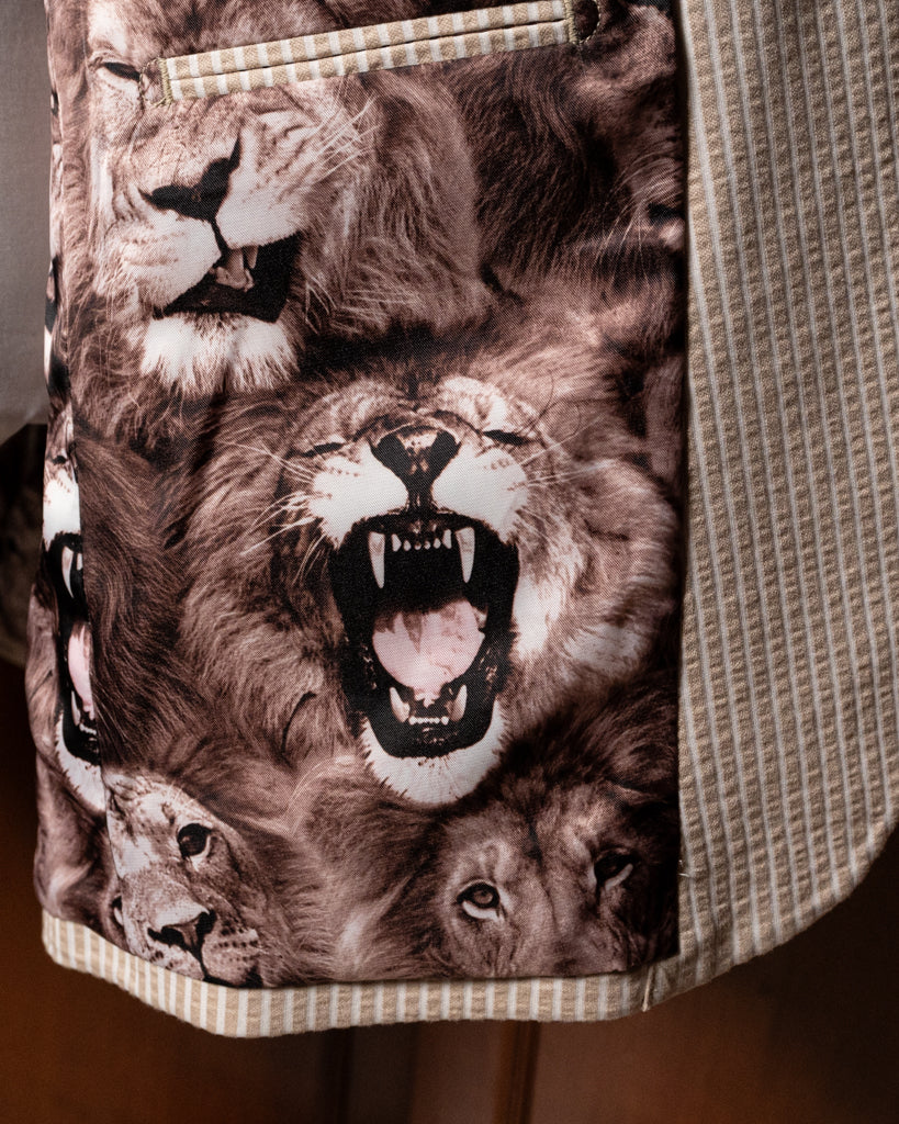 Giacca Giotto Seersucker Khaki