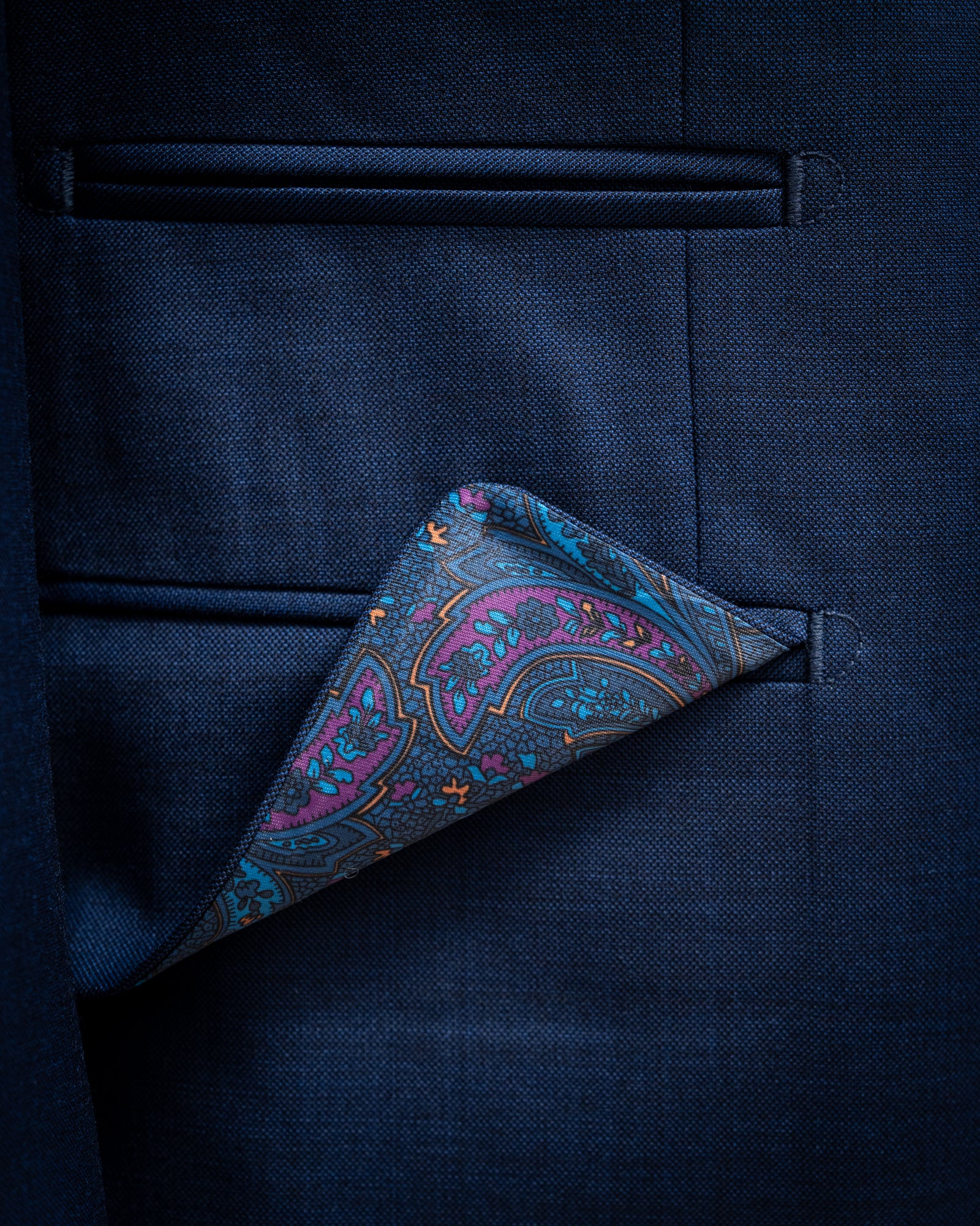 Giacca Giotto Twill Blu Notte Sfoderata