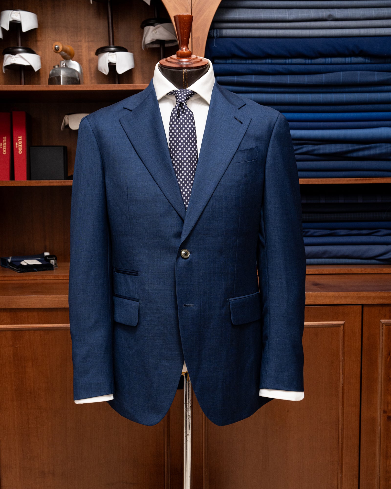 Giacca Giotto Twill Blu Notte Sfoderata
