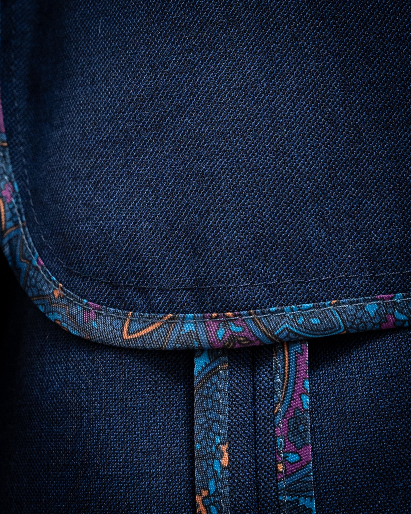 Giacca Giotto Twill Blu Notte Sfoderata
