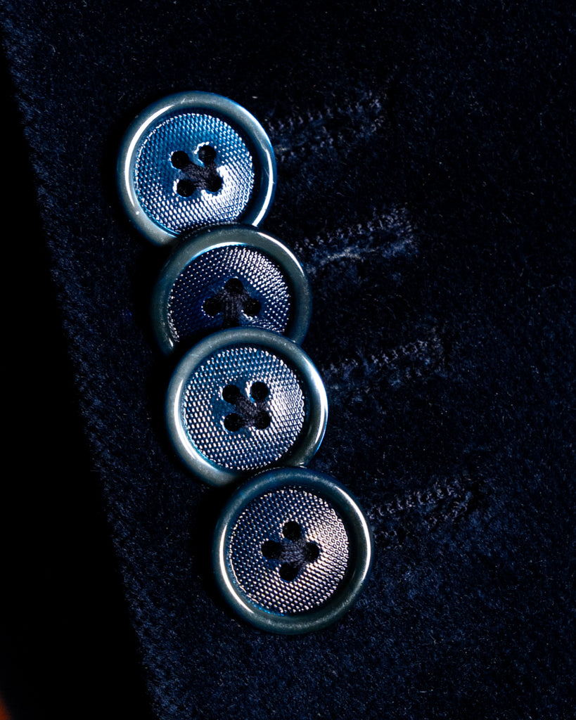 Giotto Bright Blue Velvet Jacket