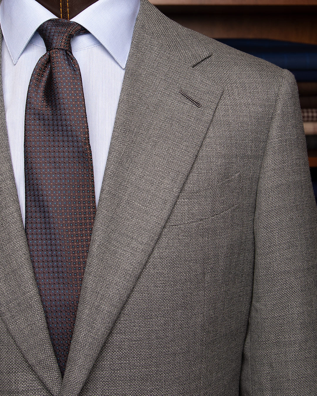 Giacca Grigio Lana Tortora