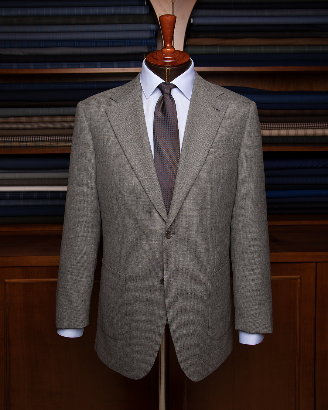 Giacca Grigio Lana Tortora