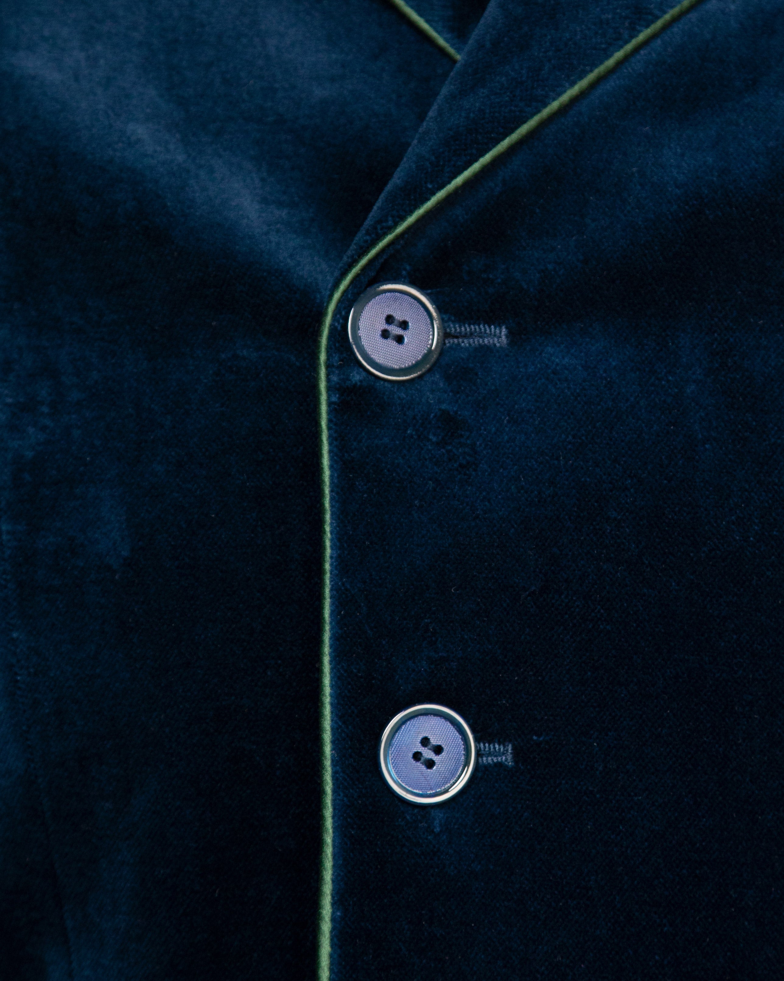 Giacca Iconic Blu Velluto
