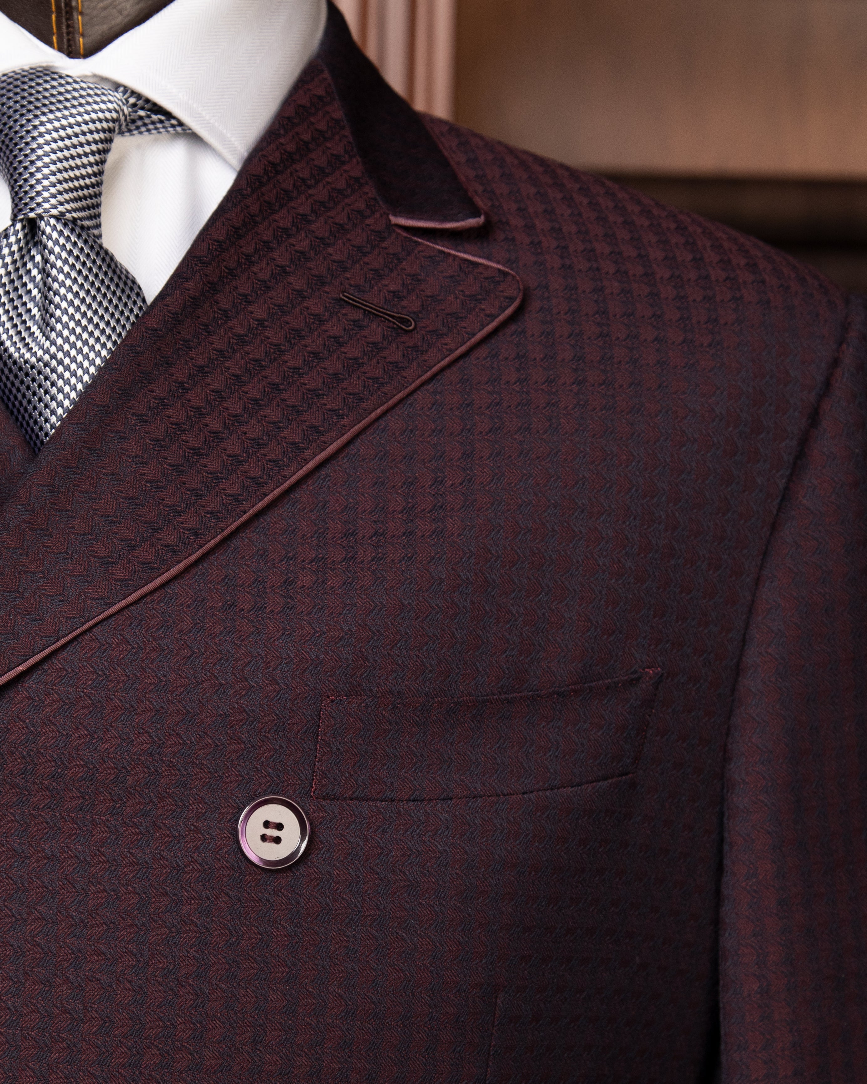Iconic Bordeaux Jacket