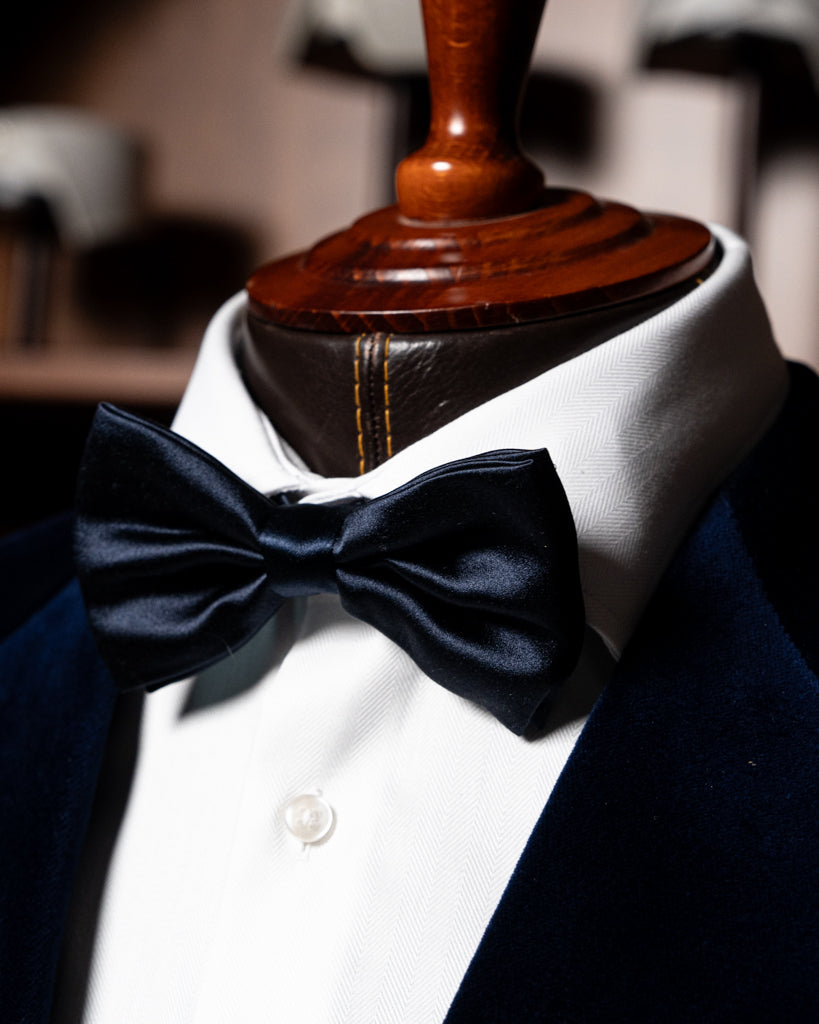 Michelangelo Jacket in Blue Velvet and Piping