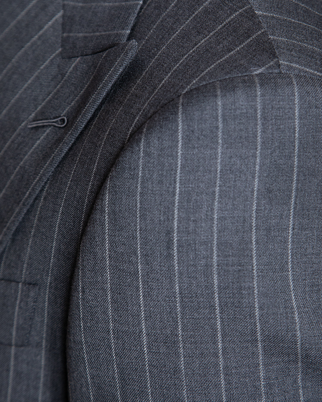 Modern Grey Pinstripe Suit
