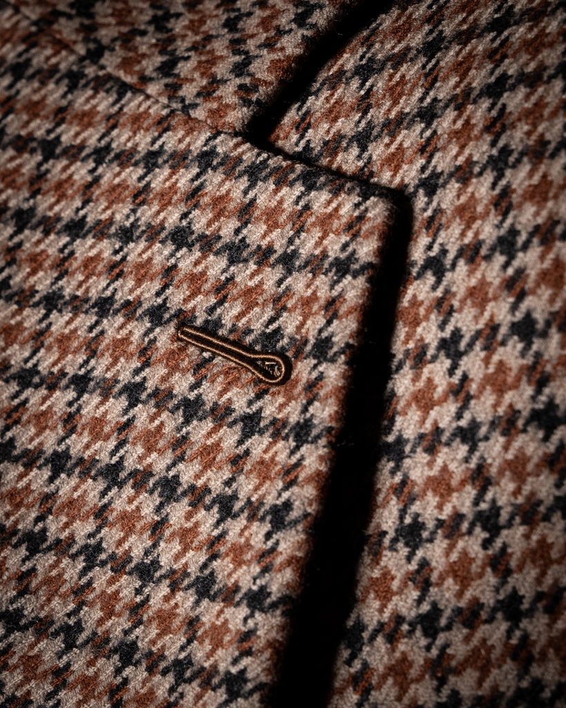 Giacca Modernico Pied de Poule Marrone