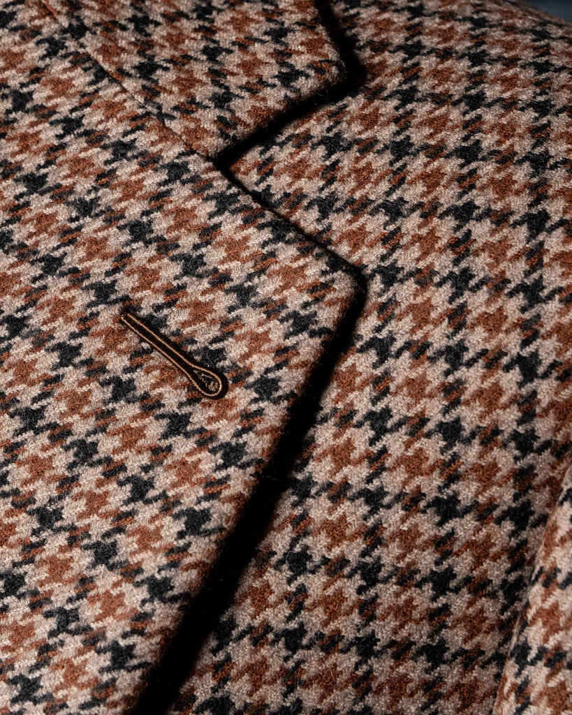 Giacca Modernico Pied de Poule Marrone