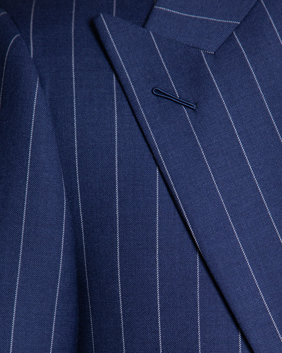 Abito Perugino Gessato Blu Chiaro