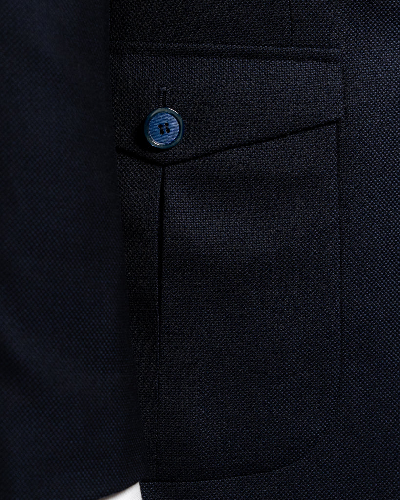 Perugino Hopsack Blue Jacket