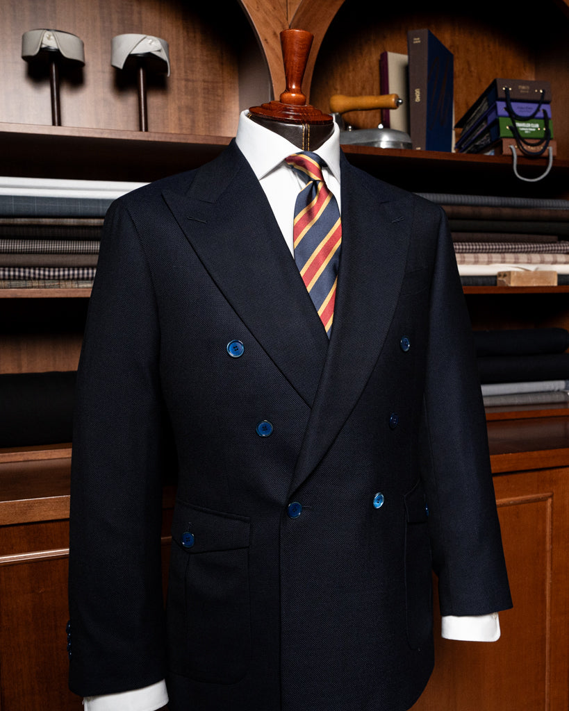 Perugino Hopsack Blue Jacket
