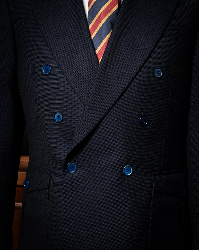Perugino Hopsack Blue Jacket