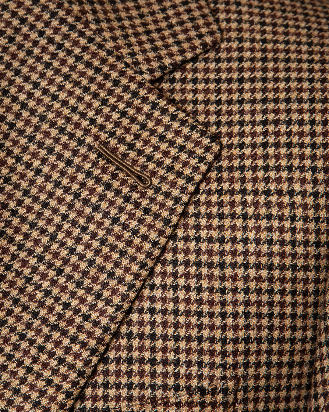 Giacca Giotto Pied De Poule Marrone Chiaro