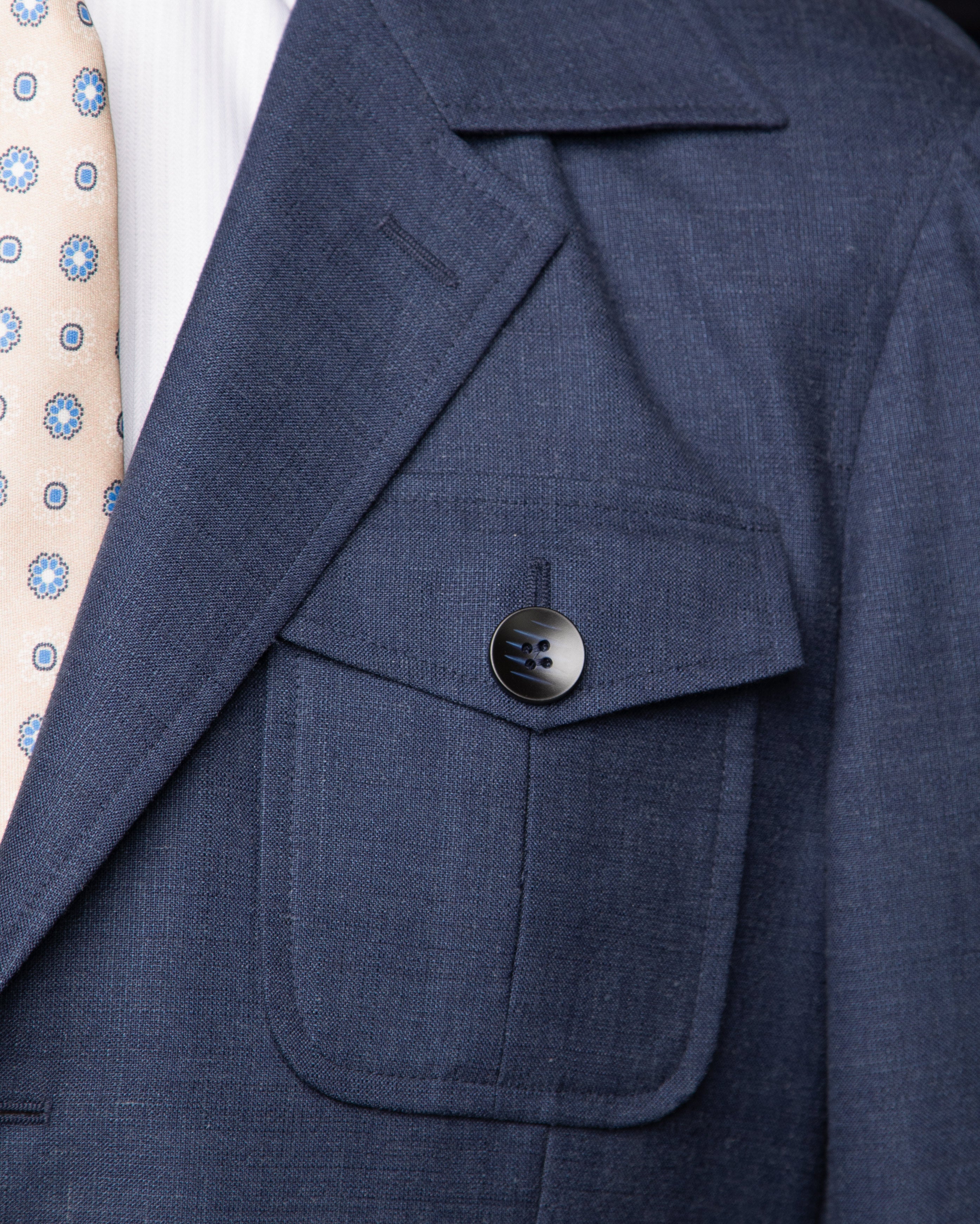 Blue Sahariana Jacket