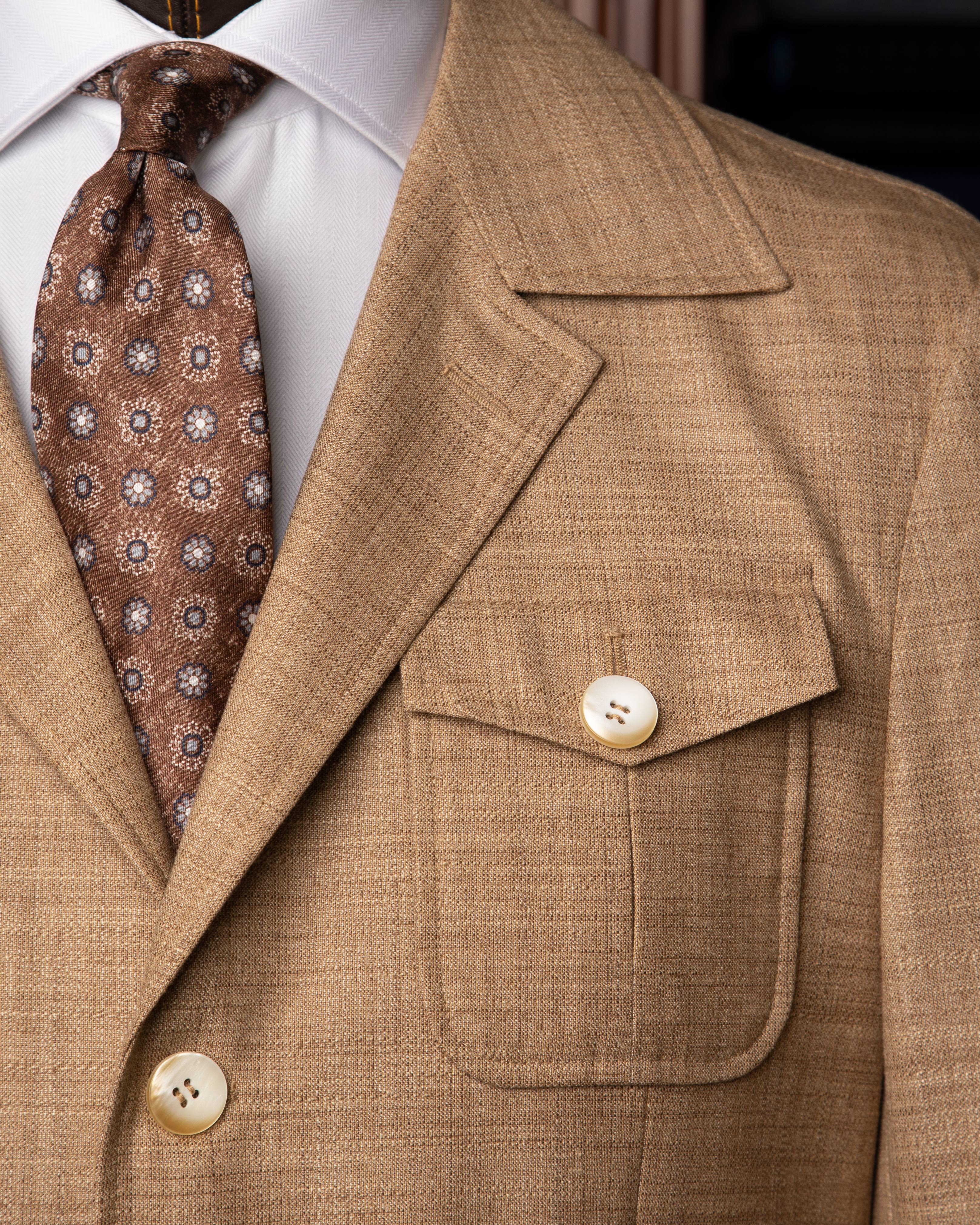 Giacca Sahariana Khaki