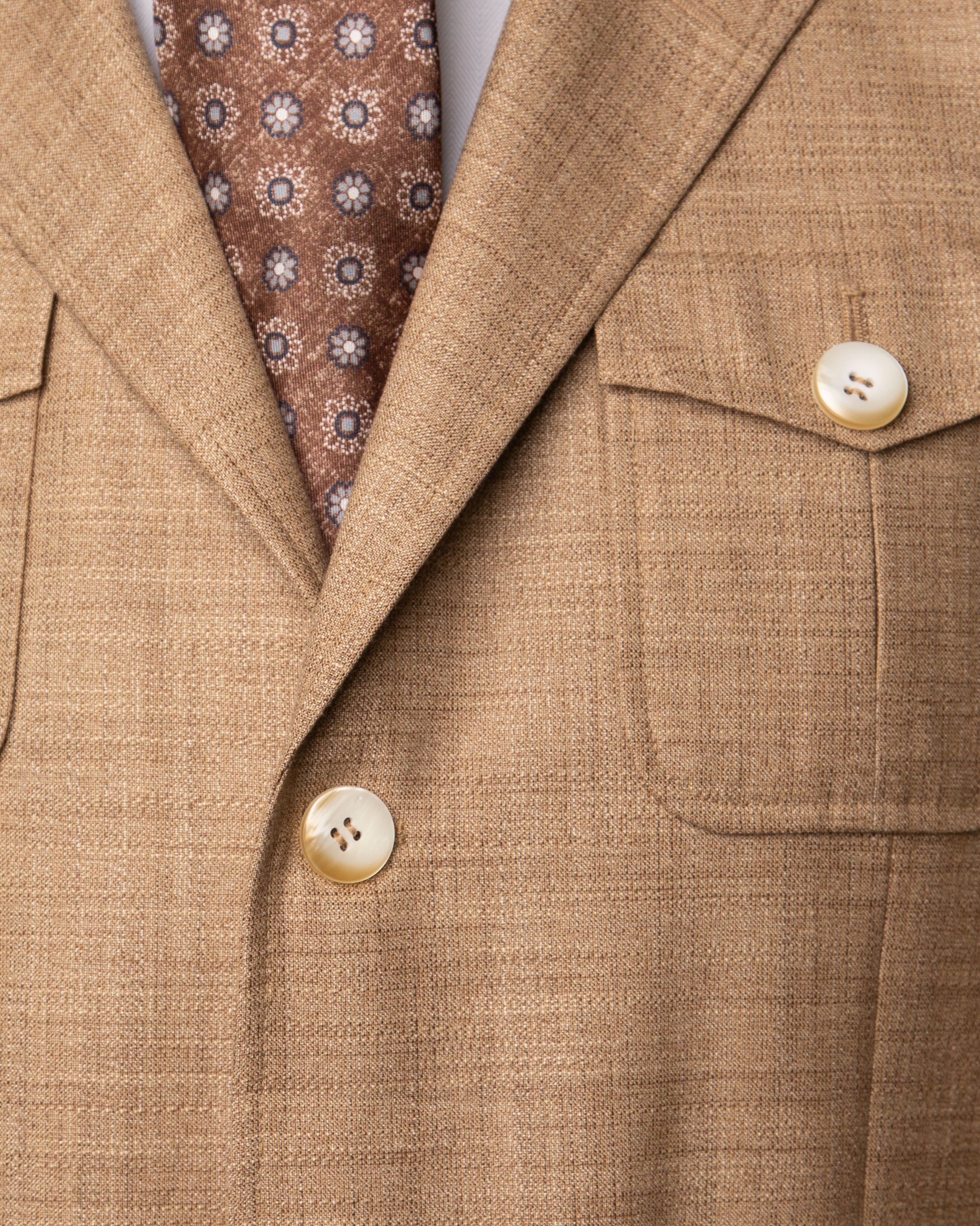 Beige Sahariana Jacket