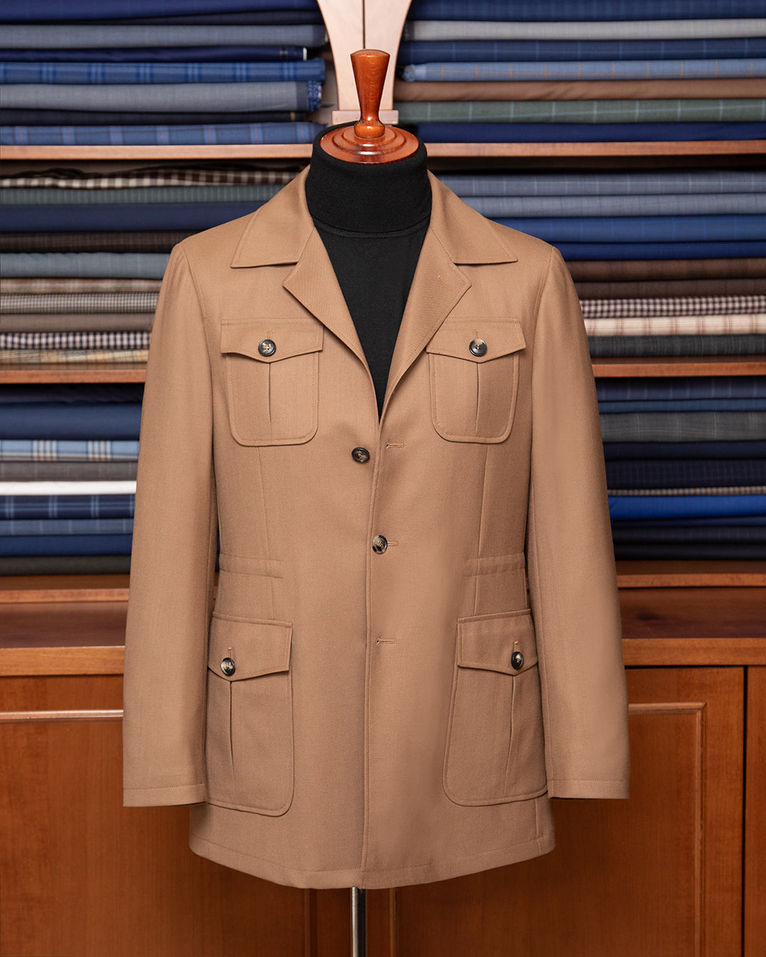 Tobacco Dove Grey Saharian Jacket