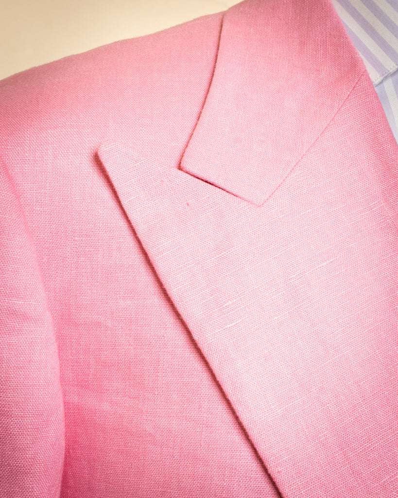 Pink Unlined Casual Jacket