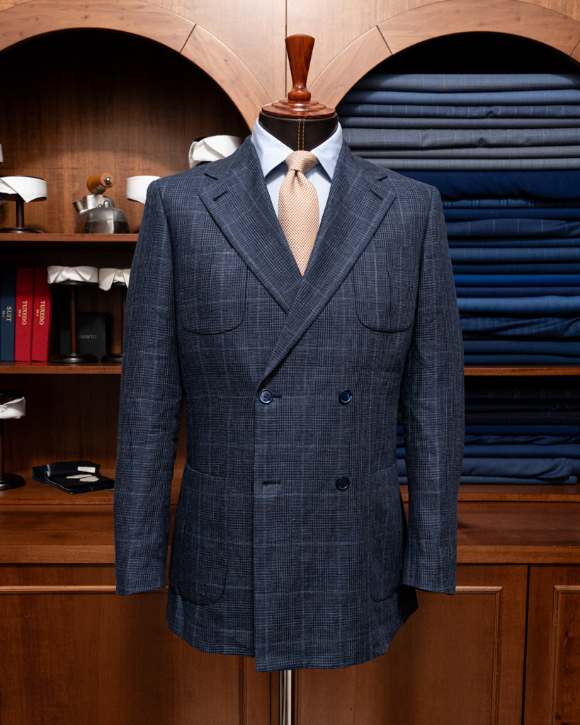 Blue Checkered Sport Jacket