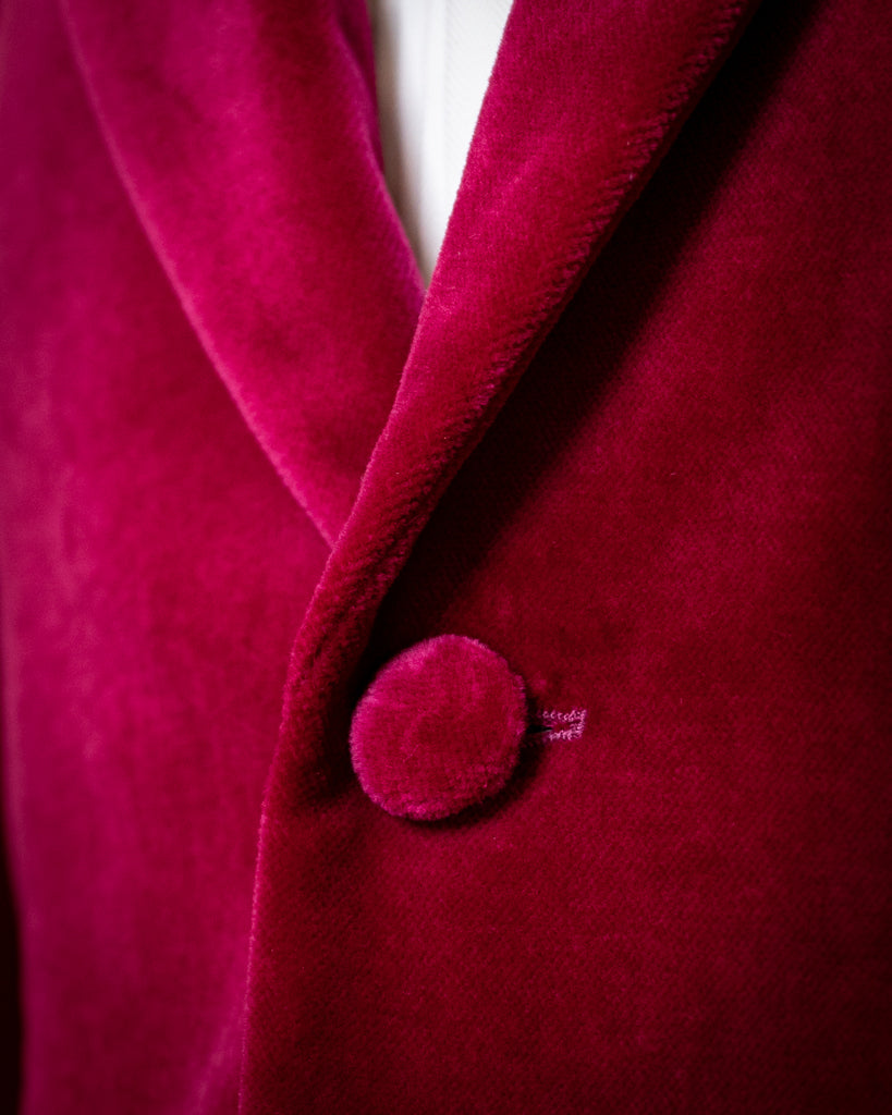 Raspberry Pink Velvet Jacket