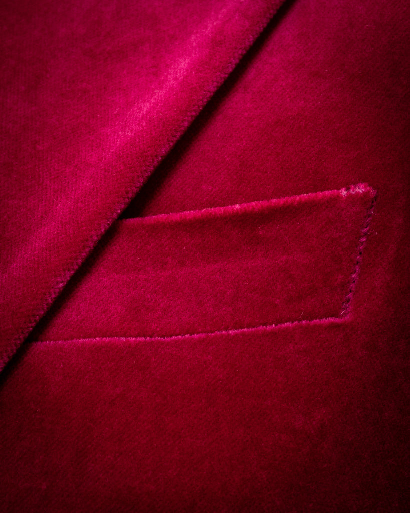 Raspberry Pink Velvet Jacket