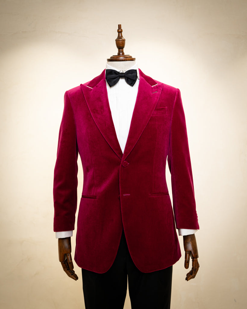 Raspberry Pink Velvet Jacket