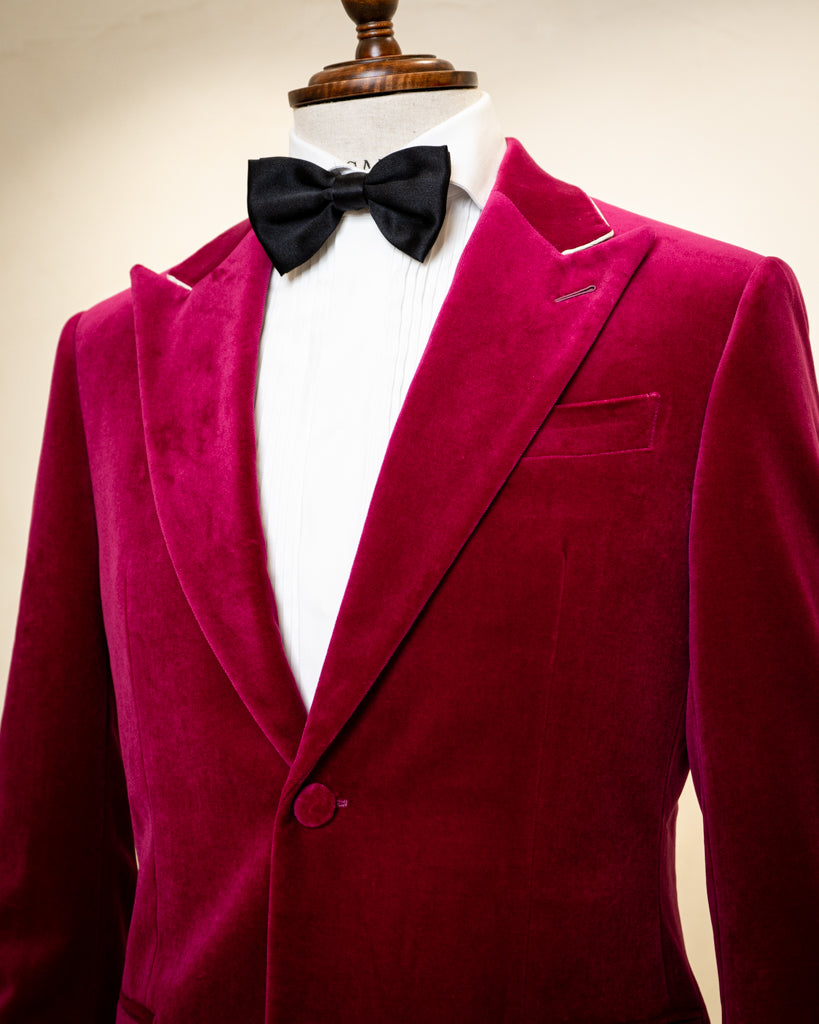 Raspberry Pink Velvet Jacket