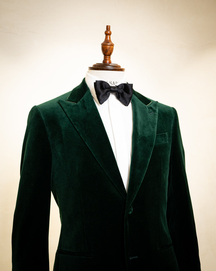 Dark Green Velvet Ceremony Jacket