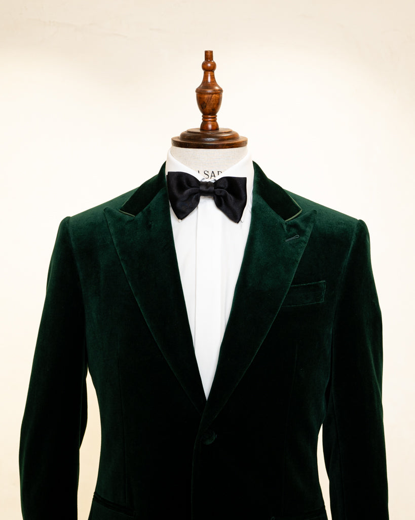 Dark Green Velvet Ceremony Jacket