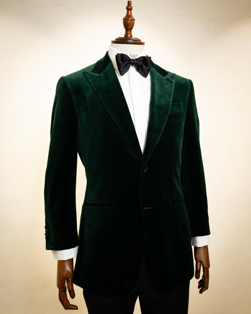 Dark Green Velvet Ceremony Jacket