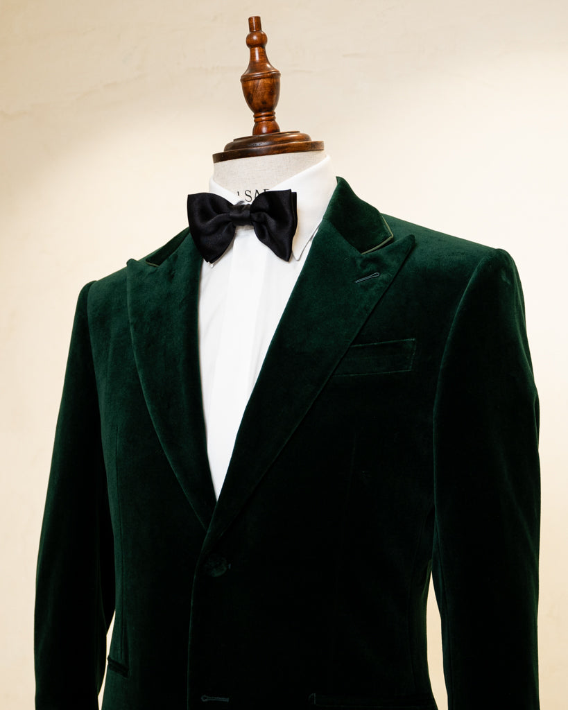 Dark Green Velvet Ceremony Jacket