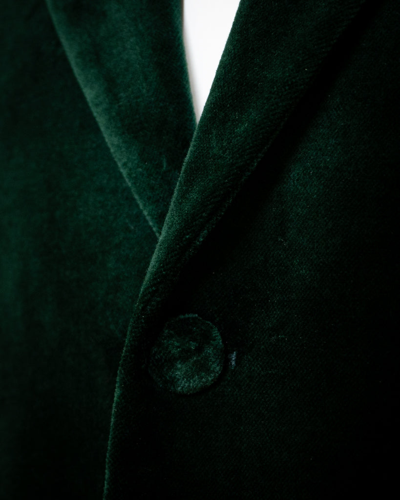 Dark Green Velvet Ceremony Jacket