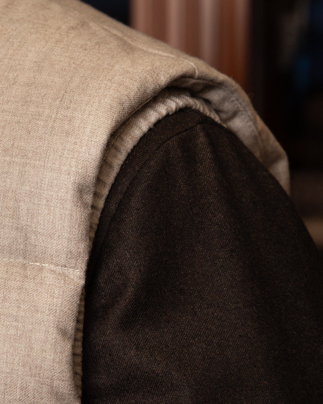 Gilet Piumino Beige Casual