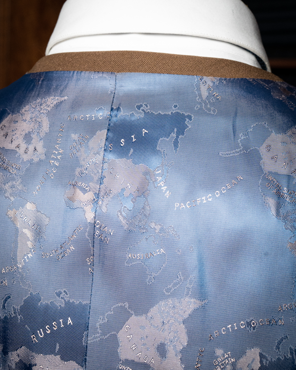 Hazelnut single-breasted waistcoat