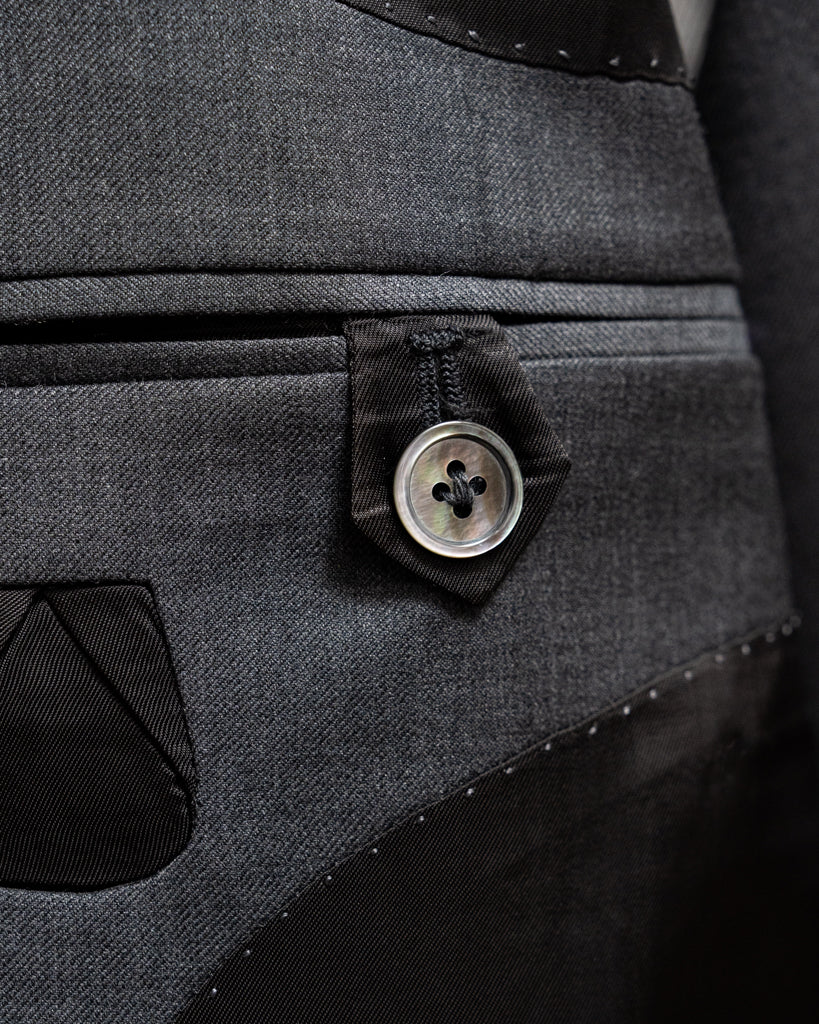 Ash Grey Giotto Suit with Vest