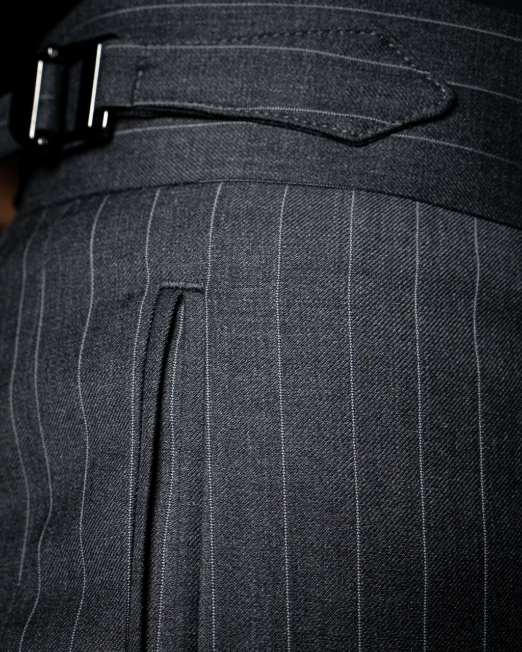 Pantalone Borromini Gessato Grigio