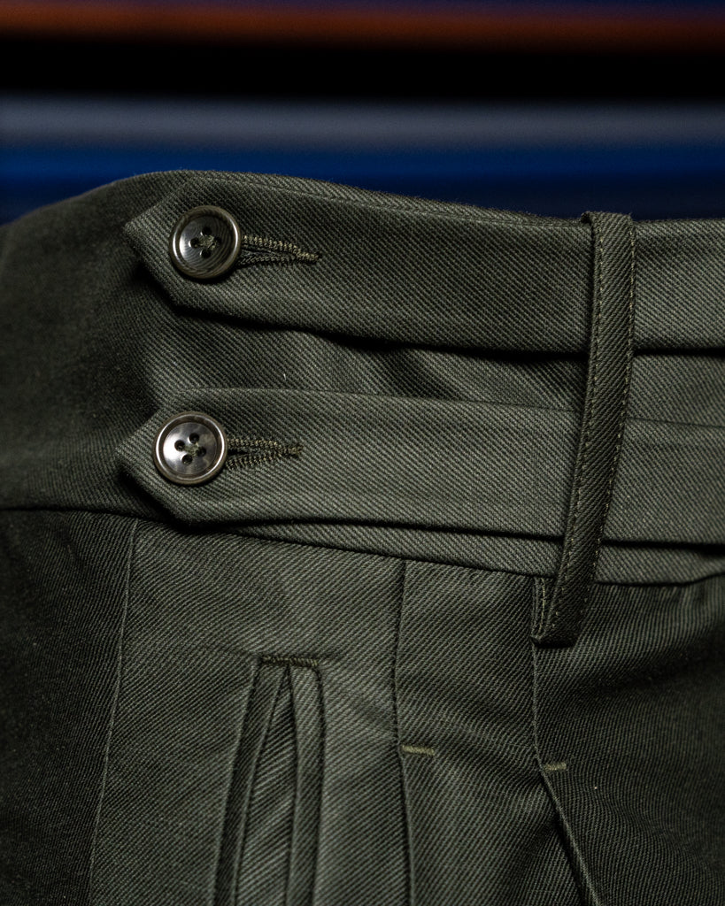 Pantalone Botticelli Army Green