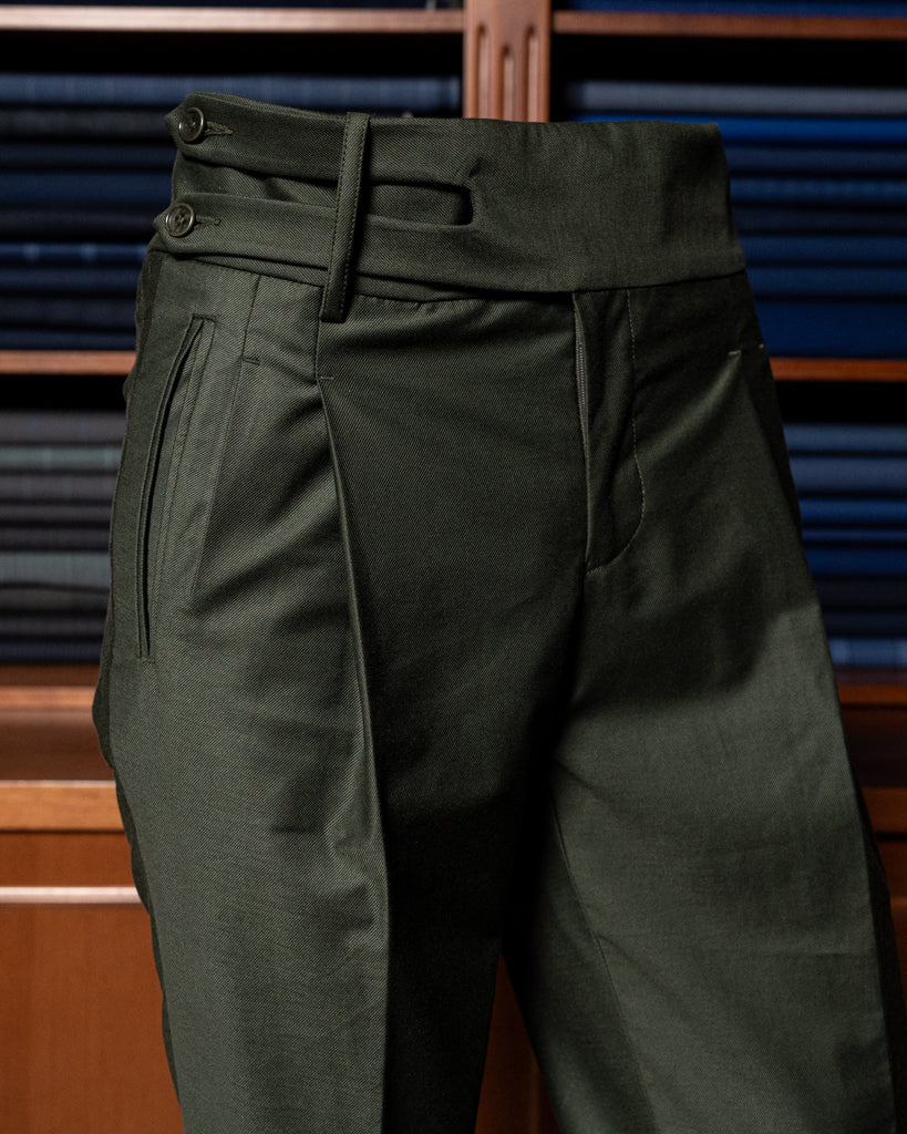 Pantalone Botticelli Army Green