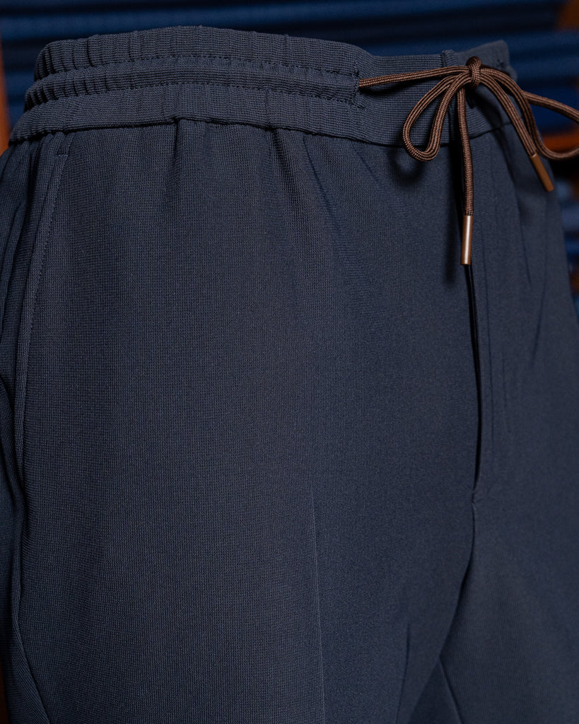 Pants with Blue Laces