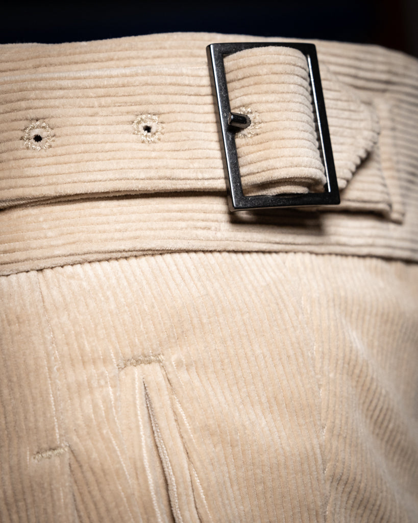 Pantalone Gurkha Bianco Latte