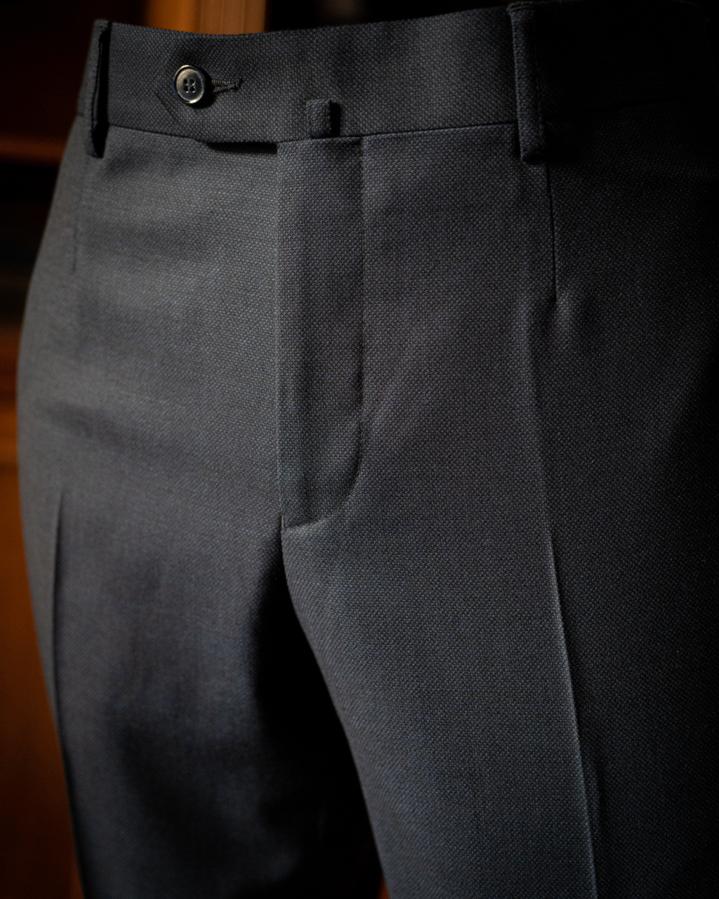 Pantalone Tiziano Grigio Canna di Fucile