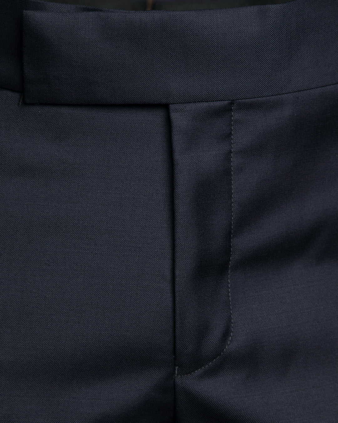 Navy Blue Tuxedo with Blue Satin