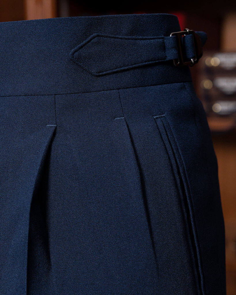 Pantalone Borromini Blu Opaco