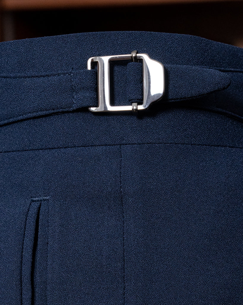 Pantalone Borromini Blu Opaco