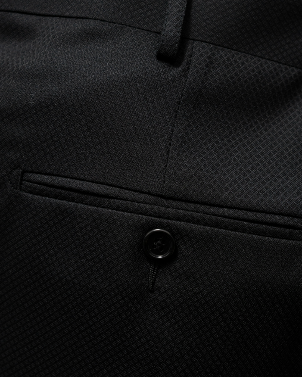 Tiziano Jacquard Black Pants