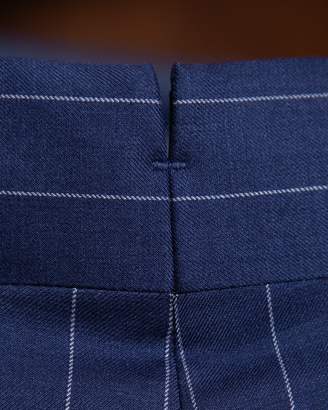 Abito Perugino Gessato Blu Chiaro