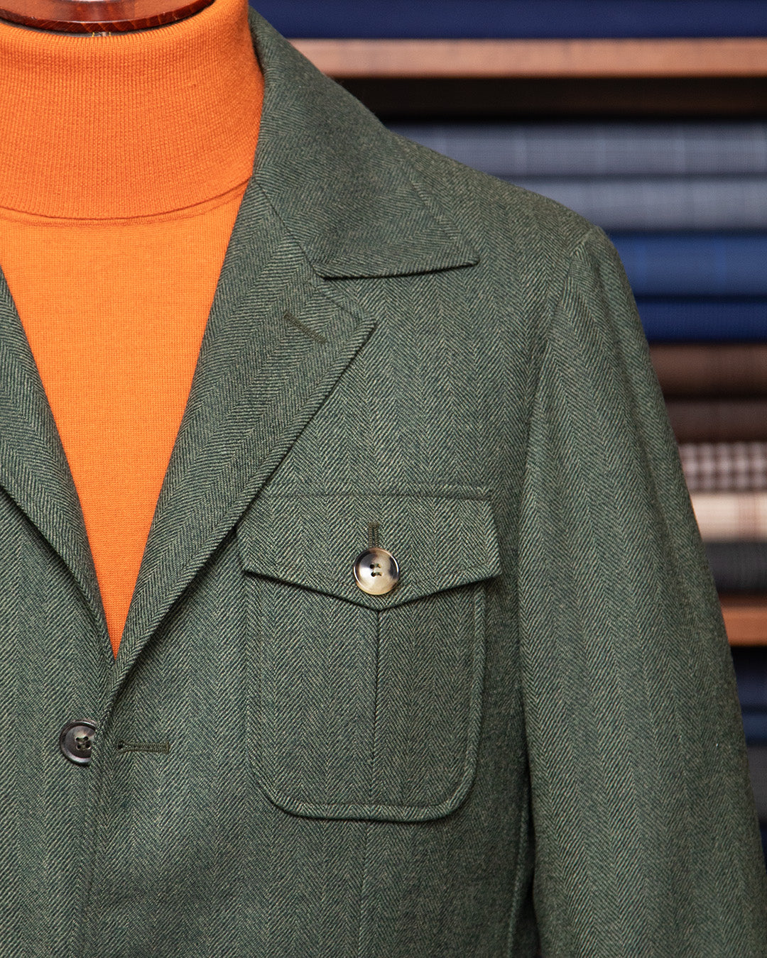 Herringbone Green Saharian