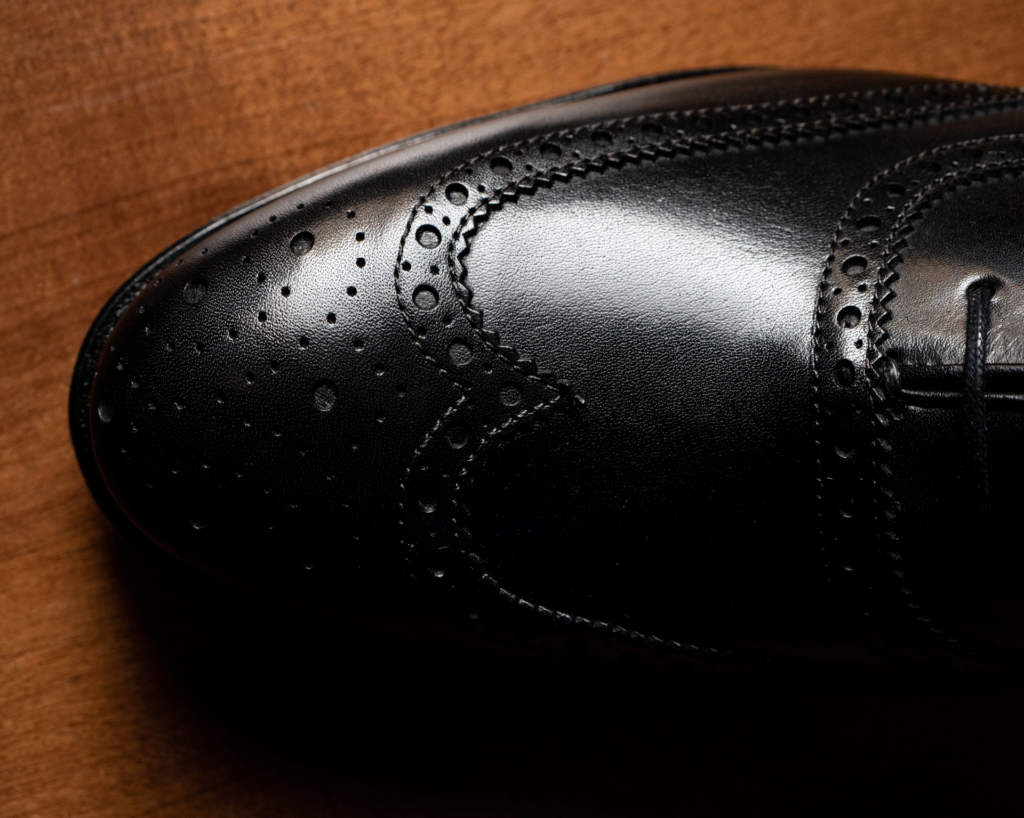 Scarpa Nera Full Brogue
